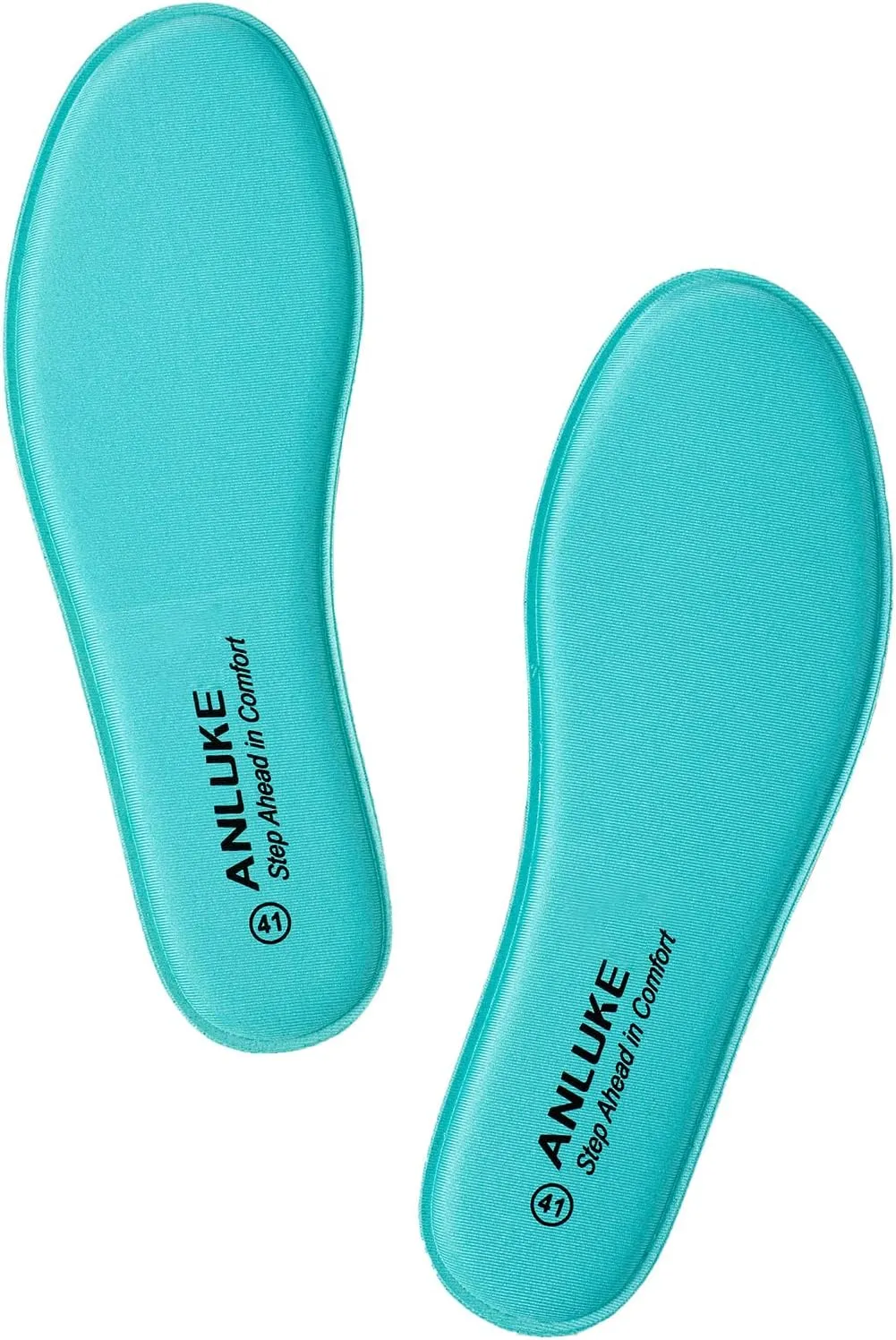 Memory Foam Insoles for Men & Women - Replacement Cushion Shoe Inserts for Work Boots, Running Shoes, Hiking, Sneakers & Loafers - Shock Absorbing Support for Foot Pain Relief & All-Day Comfort Blue