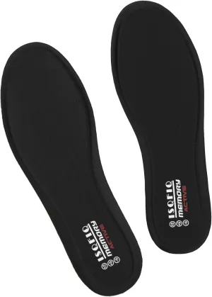 Memory Foam Insoles for Men, Replacement Shoe Inserts for Work Boot, Sneakers, Running Shoes, Cushion Shock Absorbing for Foot Pain Relief, Comfort Inner Soles Black US 8W/6M