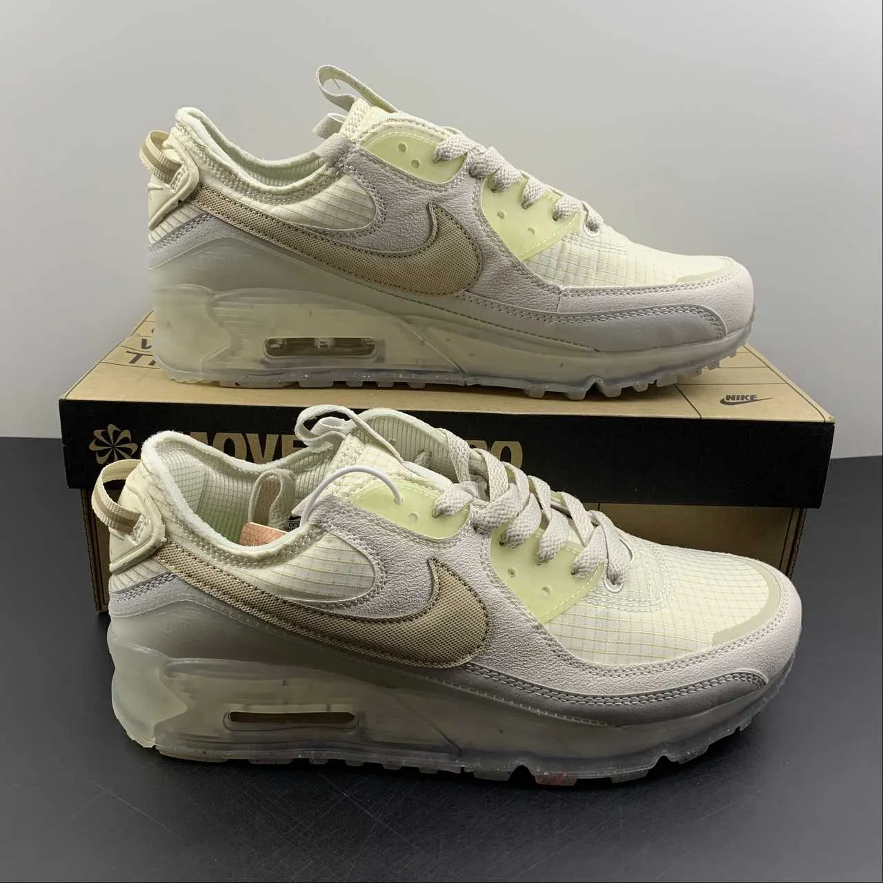 Air Max 90 Terrascape Light Bone Rattan Cashmere DC9450-001 synthetic upper versatility
