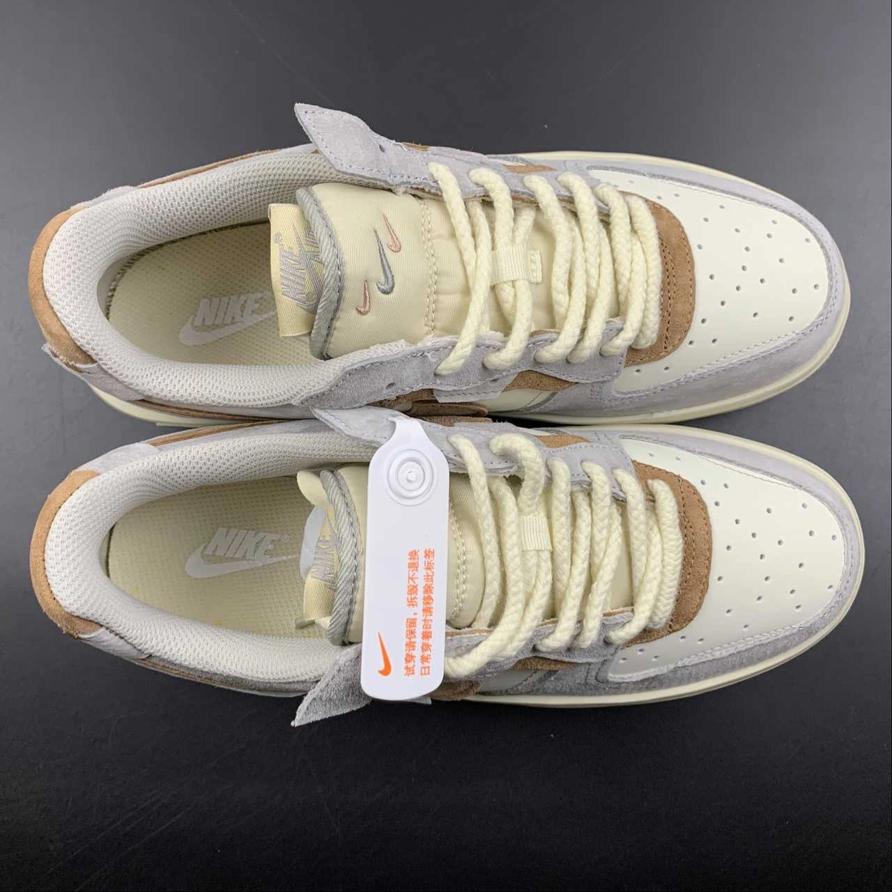 Air Force 1 FONTANKA Beige Brown Ante CW6688-606 ComfortInsoles