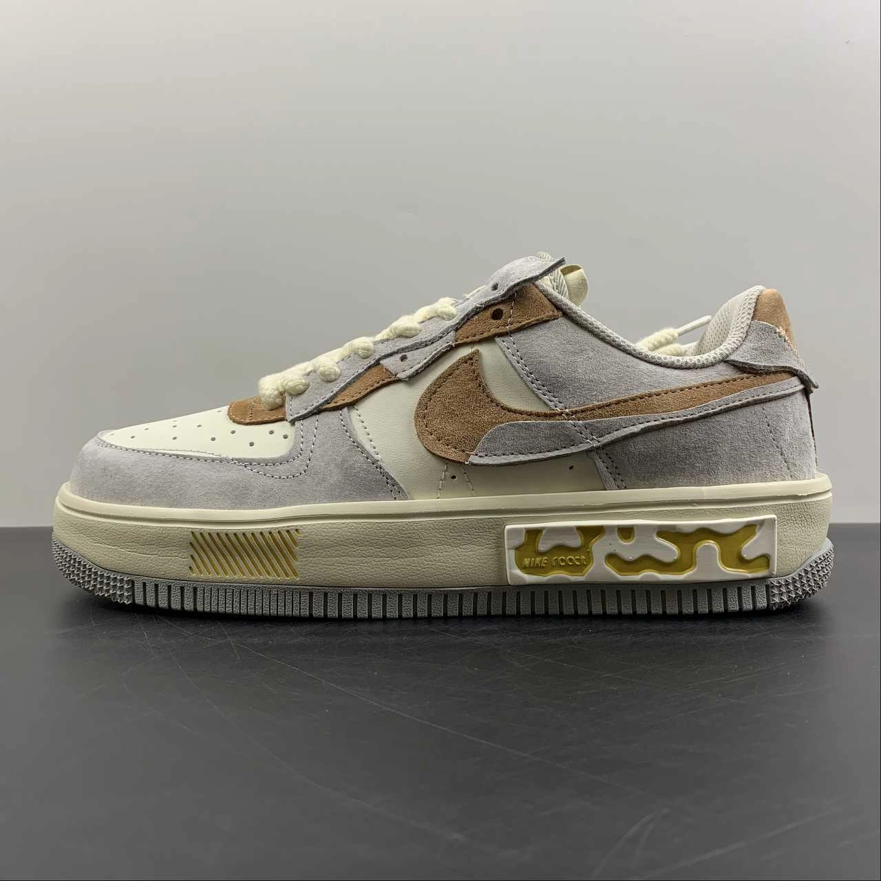 No Stress Air Force 1 FONTANKA Beige Brown Ante CW6688-606