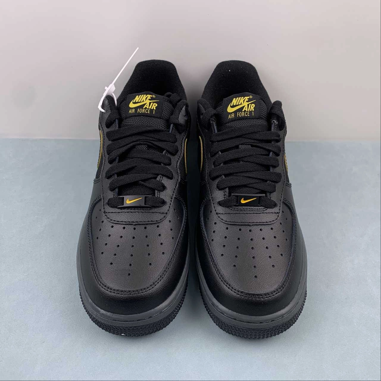 Anti Bacterial Air Force 1 07 Low Black University Gold FZ4617-001