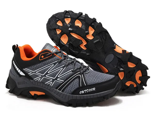 Men Trekking Shoes Outdoor Hiking Waterproof Climbing Shoes Man Slip Resistant Sports Sneakers Breathable Men's Shoe