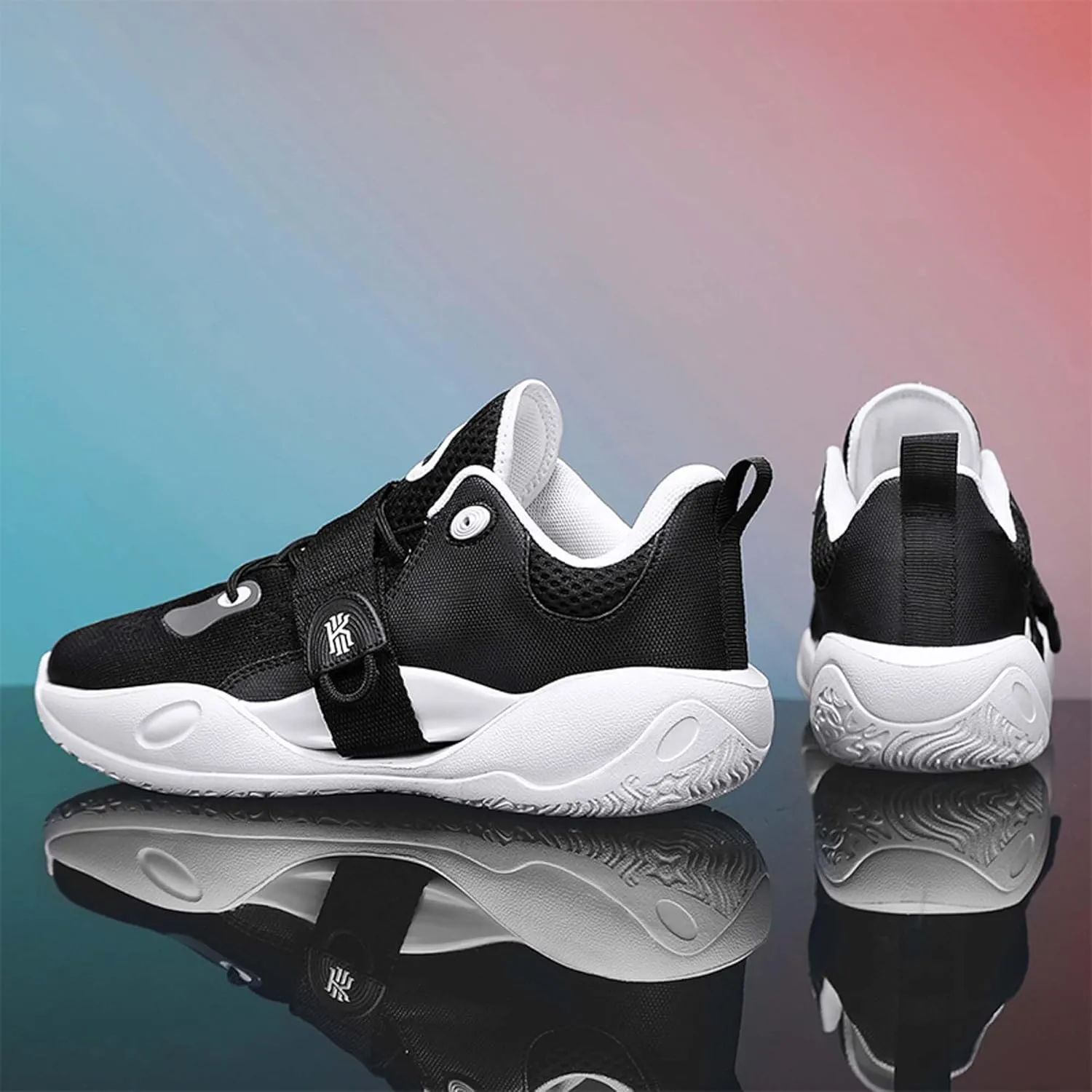 Men Women Professional Basketball Shoes Fashion Sneakers Indoor or Outdoor Training Running Shoes Teenagers Street Fighting Basketball Sneakers
