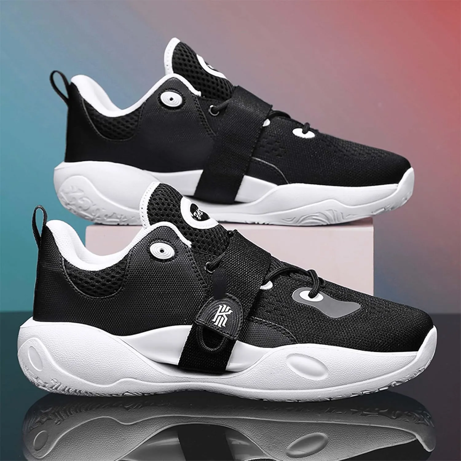Men Women Professional Basketball Shoes Fashion Sneakers Indoor or Outdoor Training Running Shoes Teenagers Street Fighting Basketball Sneakers