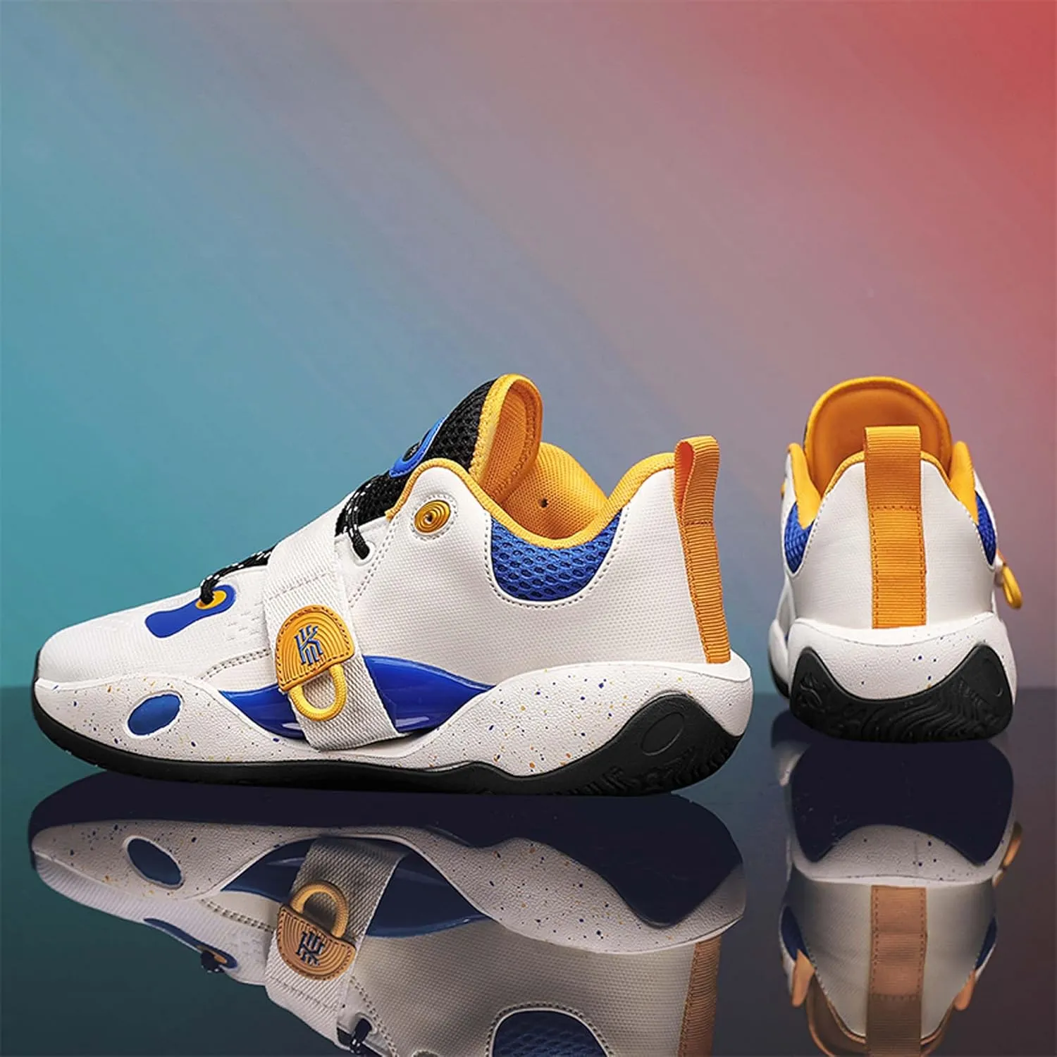 Men Women Professional Basketball Shoes Fashion Sneakers Indoor or Outdoor Training Running Shoes Teenagers Street Fighting Basketball Sneakers