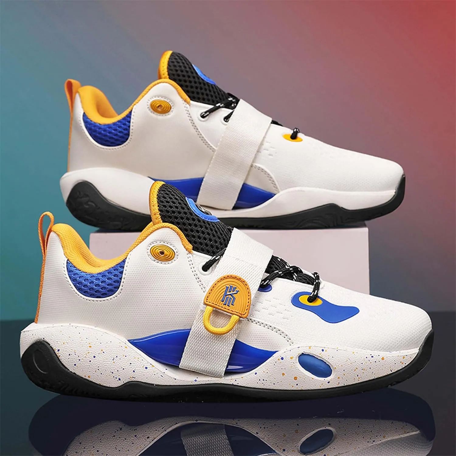 Men Women Professional Basketball Shoes Fashion Sneakers Indoor or Outdoor Training Running Shoes Teenagers Street Fighting Basketball Sneakers