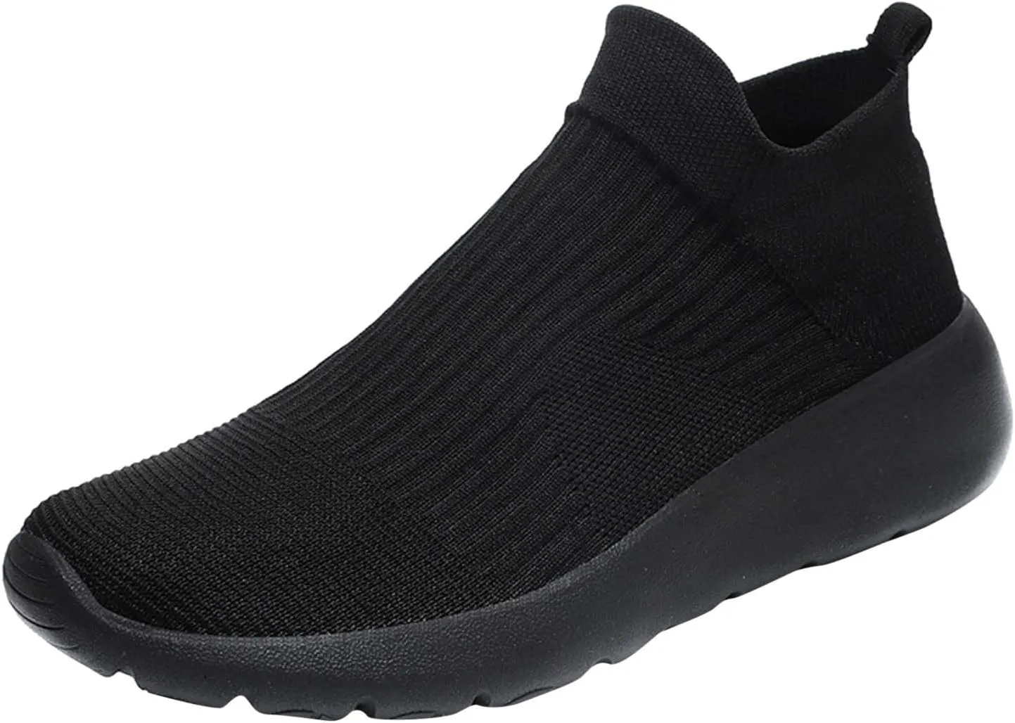 Men's Arch Support Insole Shoes Comfortable Breathable Stretch Canvas Slip on Sneaker Barefoot Minimalist Shoes