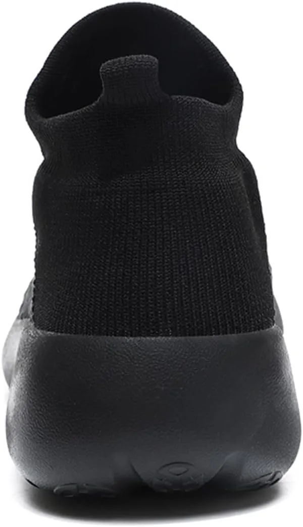 Men's Arch Support Insole Shoes Comfortable Breathable Stretch Canvas Slip on Sneaker Barefoot Minimalist Shoes