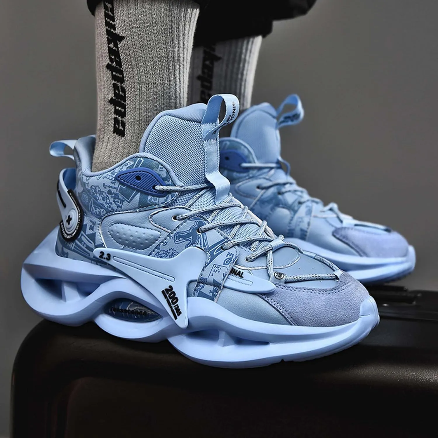 Men's Basketball Shoes, Arch Support Low Top Basketball Shoes,Fashion Basketball Shoes Sneakers,Anti-Skid Wear-Resistant Sneakers, Indoor and Outdoor Sneakers Running Shoes, (Adult/Big Kids)