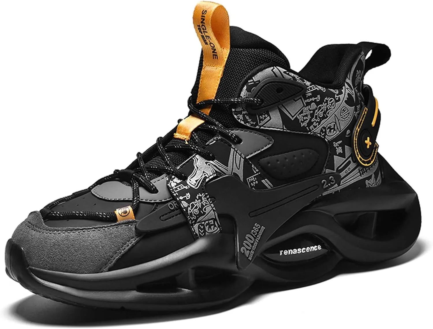 Men's Basketball Shoes, Arch Support Low Top Basketball Shoes,Fashion Basketball Shoes Sneakers,Anti-Skid Wear-Resistant Sneakers, Indoor and Outdoor Sneakers Running Shoes, (Adult/Big Kids)