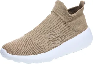 Men's Breathable Barefoot Shoes Comfortable Breathable Stretch Canvas Slip On Sneaker Barefoot Minimalist Shoes