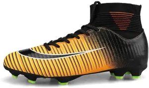 Men's Football Boots Spikes High Top Unisex Outdoor/Indoor Training Sneakers - Lawn Outdoor Youth Football Boots