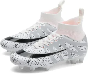 Men's Football Boots Spikes High Top Unisex Outdoor/Indoor Training Sneakers - Lawn Outdoor Youth Football Boots