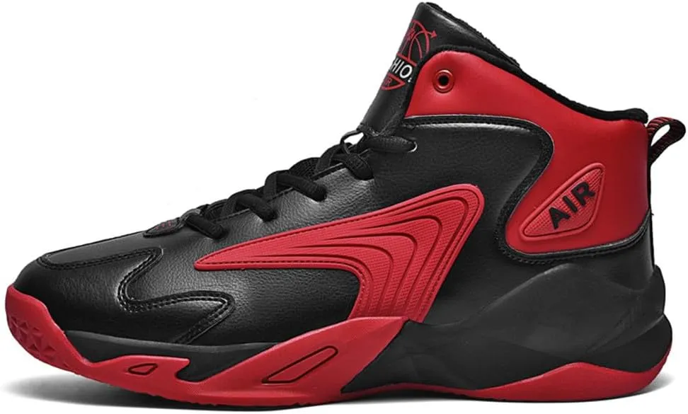Men's High Top Basketball Shoes Fashion Running Sneakers Indoor Outdoor Non Slip Training Athletic Shoes