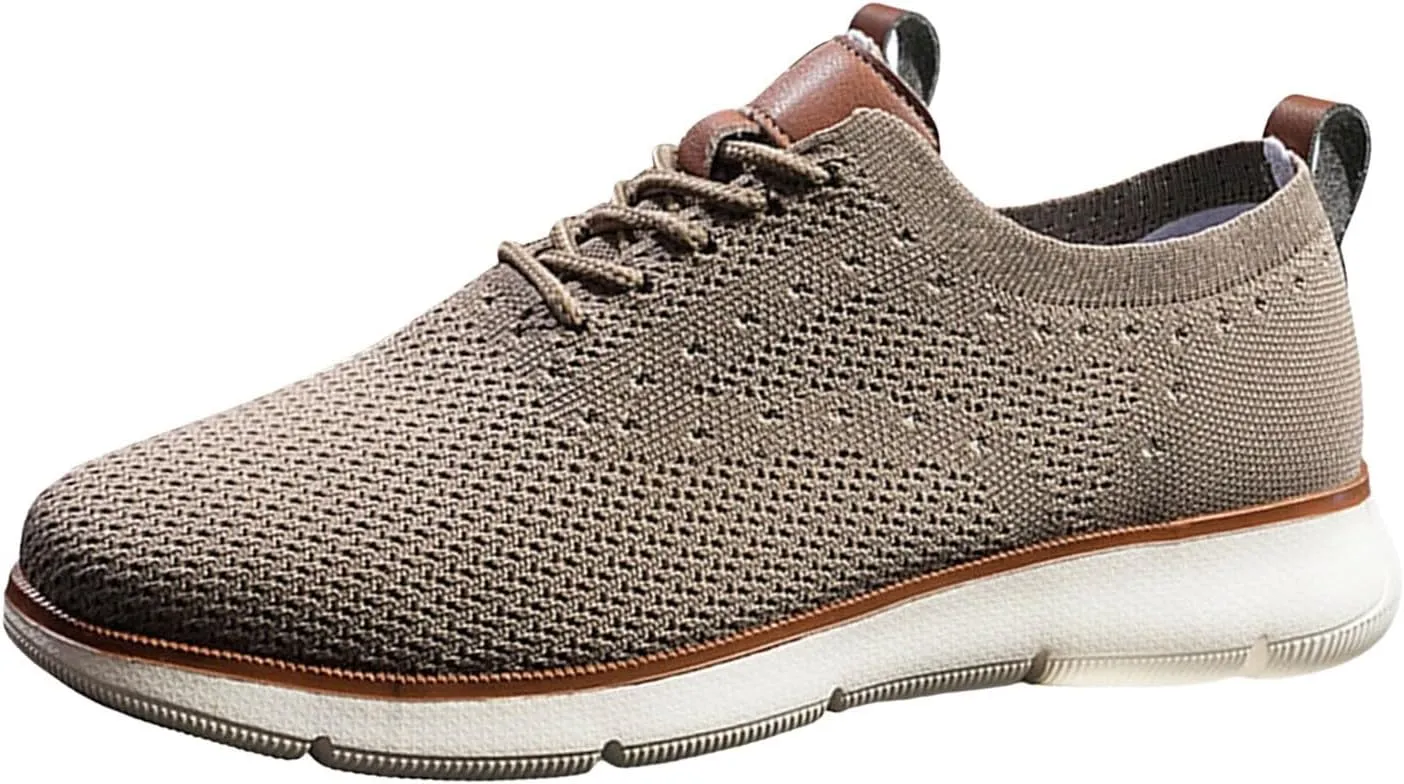 Men's Lace Up Memory Foam Sneakers Lightweight Sport Gym Jogging Walking Sneaker Lightweight Minimalist Shoes