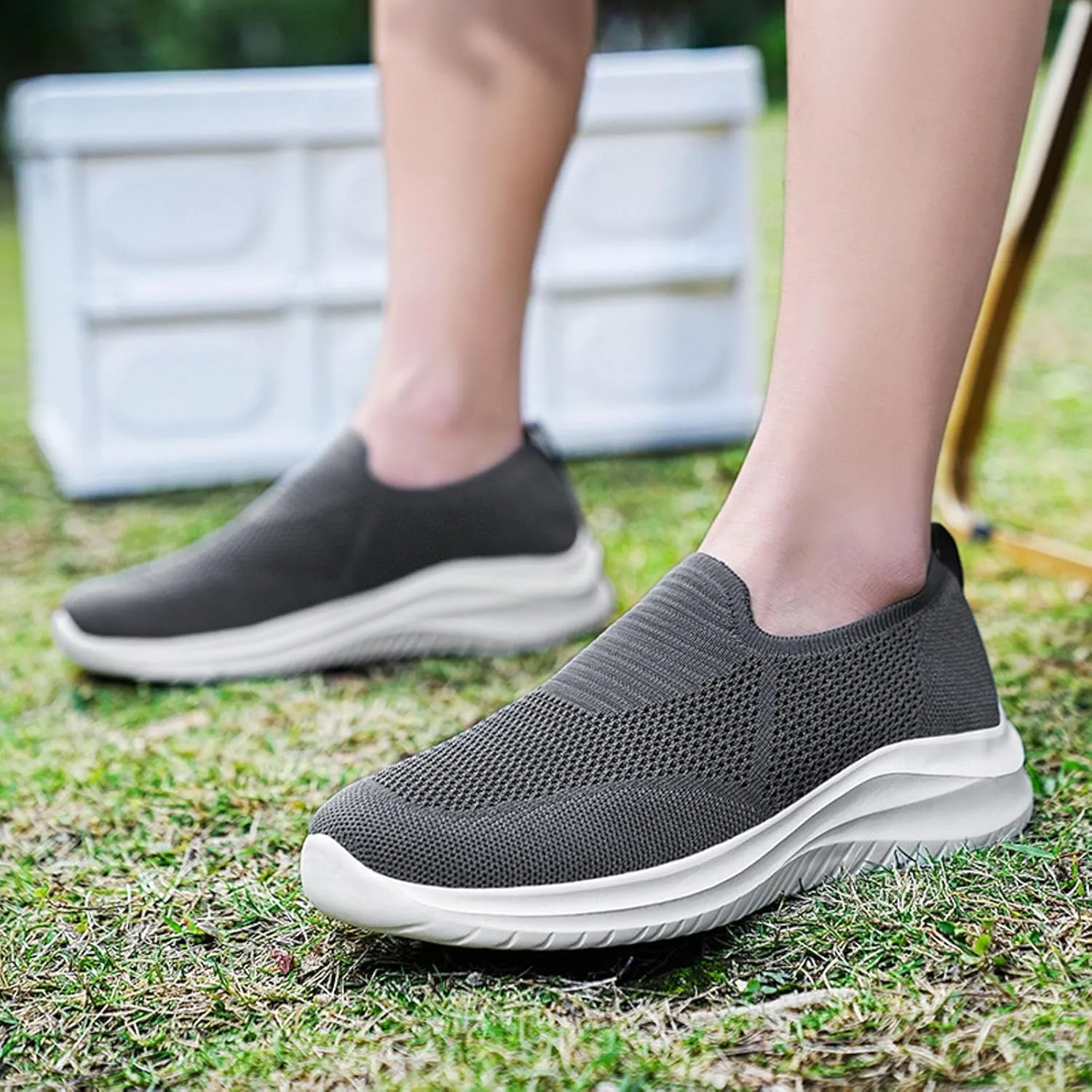 Mens Minimalist Shoes Breathable Mesh Loafers Comfortable Flat Bottomed Minimalist Shoes Mens Air 1 Low Sneaker Size 14