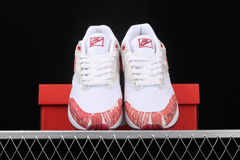Air Max 1 Sketch To Shelf University Red White CJ4286-101 shoe length warm weather