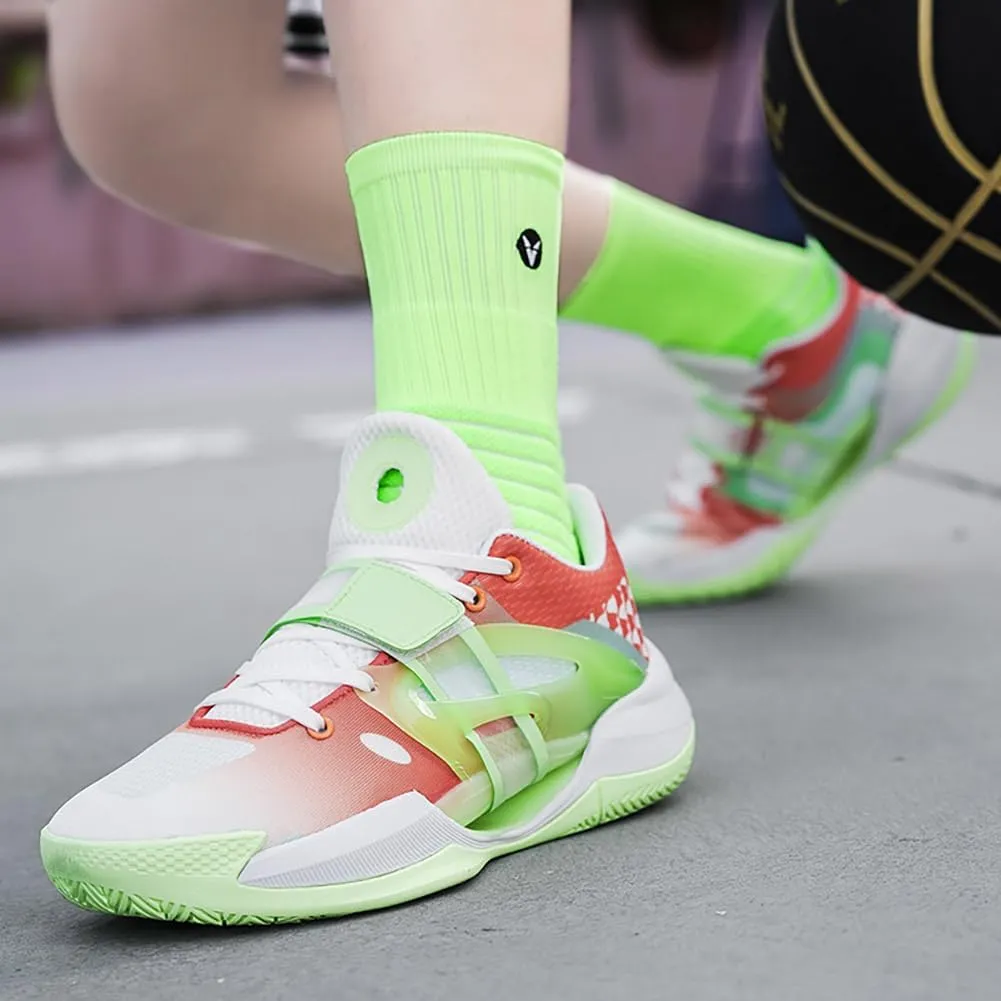Men's Shoes Fashion Sneakers Breathable Running Shoes Mens Arch Support Basketball Shoes Non Slip