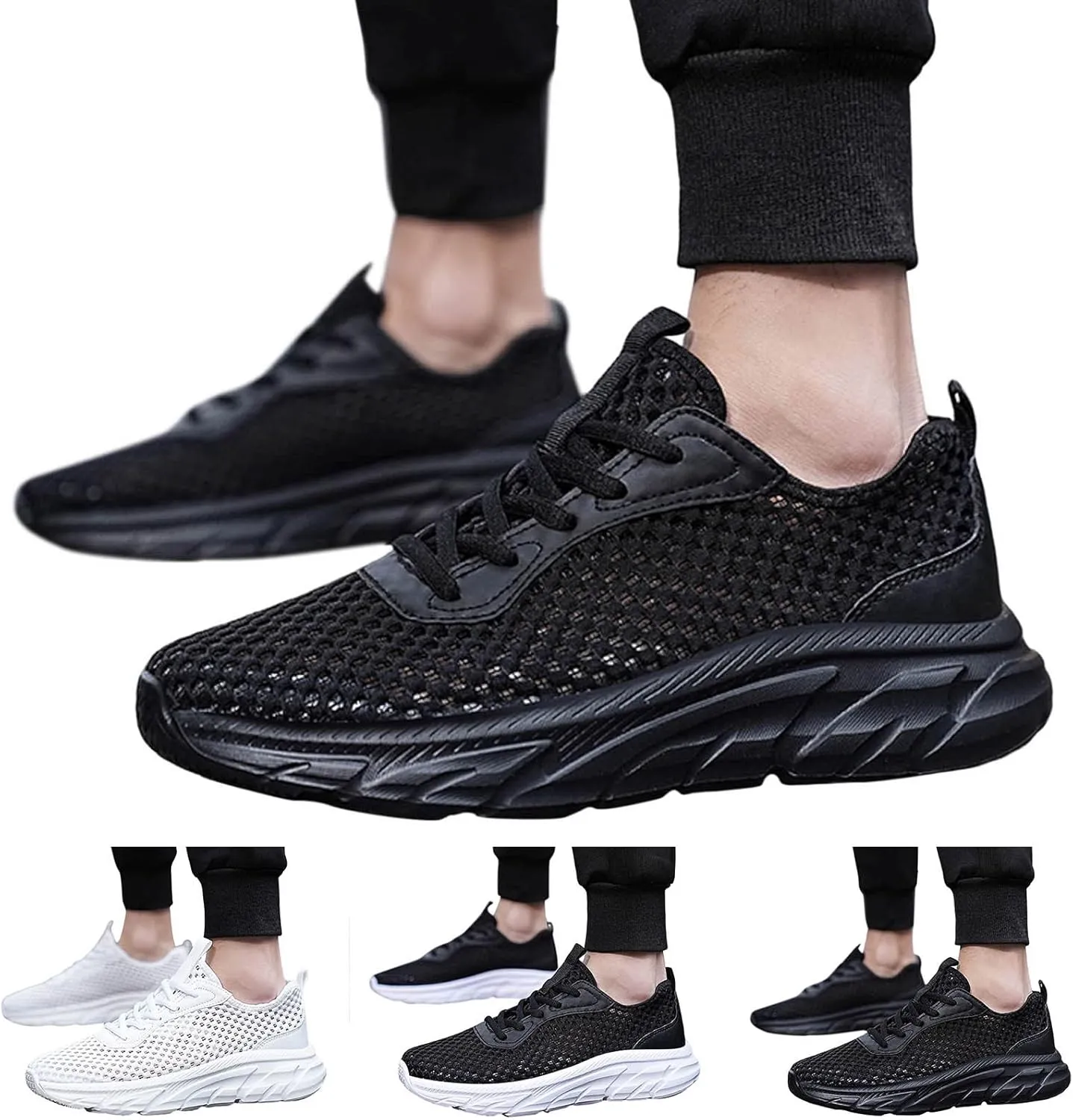 Mens Slip on Shoes Dress Shoes Men Mens Casual Fashion Sneakers Men Footwear Lightweight Breathable Walking Gym Tennis Athletic Skateboarding White Sneakers