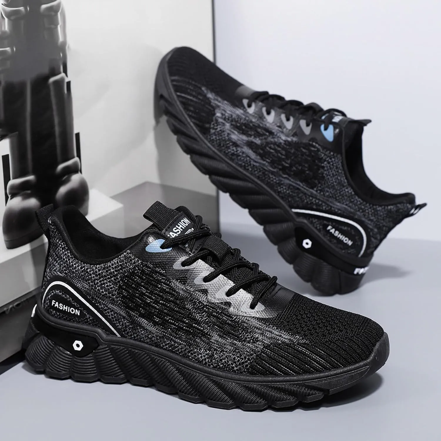 Mens Slip on Sneakers Work Shoes for Men Men's Sneaker Lightweight Breathable Mesh Slide Shoe White Sneakers Slip on Lightweight Breathable Fashion Running Shoes Men