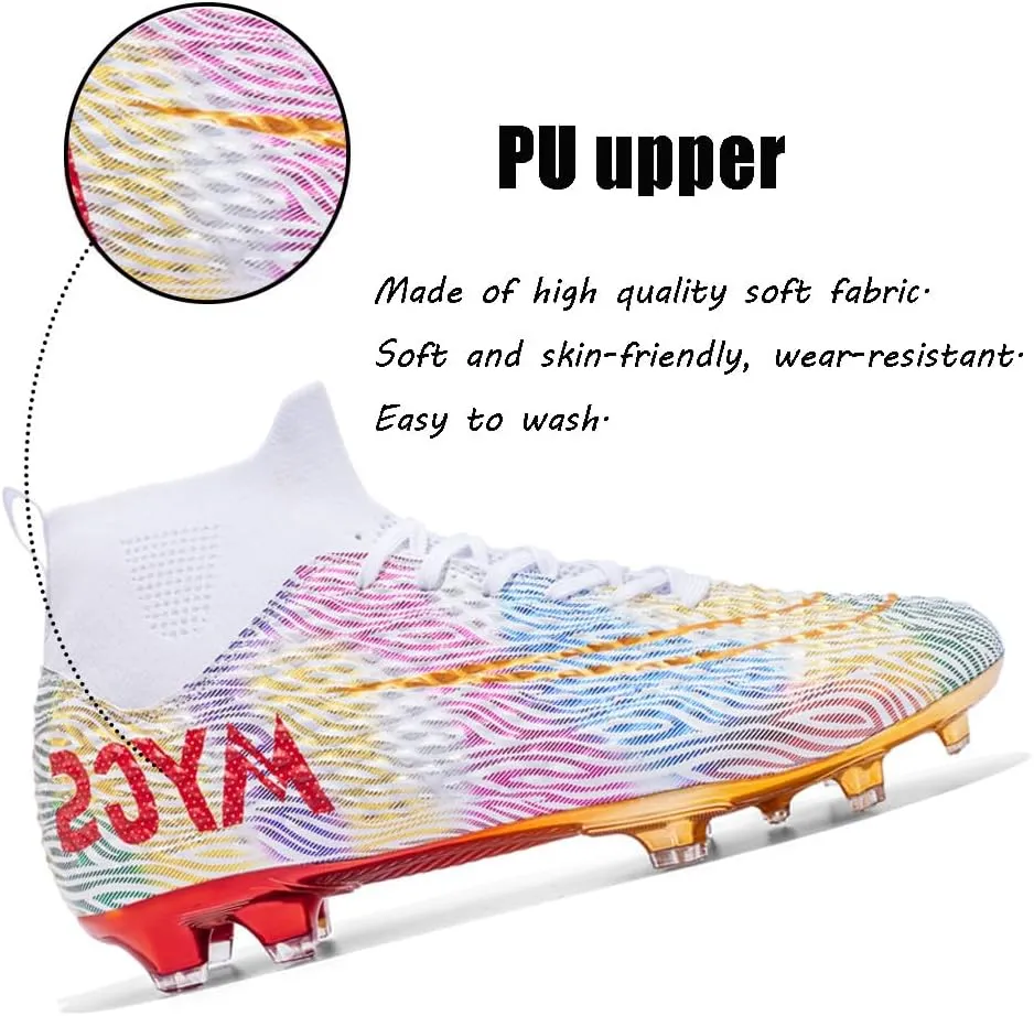 Men’s Soccer Boots Football Shoes Cleats Spike Shoes Sneaker Comfortable Adults Athletic Outdoor/Indoor/Competition/Training