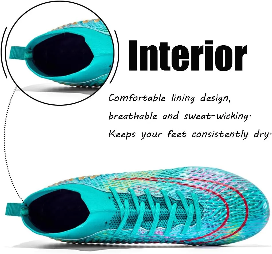 Men’s Soccer Boots Football Shoes Cleats Spike Shoes Sneaker Comfortable Adults Athletic Outdoor/Indoor/Competition/Training