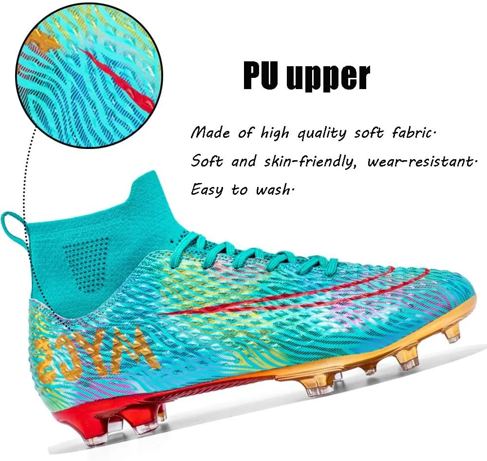 Men’s Soccer Boots Football Shoes Cleats Spike Shoes Sneaker Comfortable Adults Athletic Outdoor/Indoor/Competition/Training