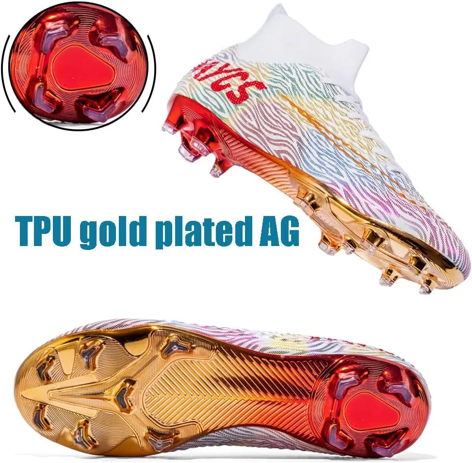 Men’s Soccer Boots Football Shoes Cleats Spike Shoes Sneaker Comfortable Adults Athletic Outdoor/Indoor/Competition/Training