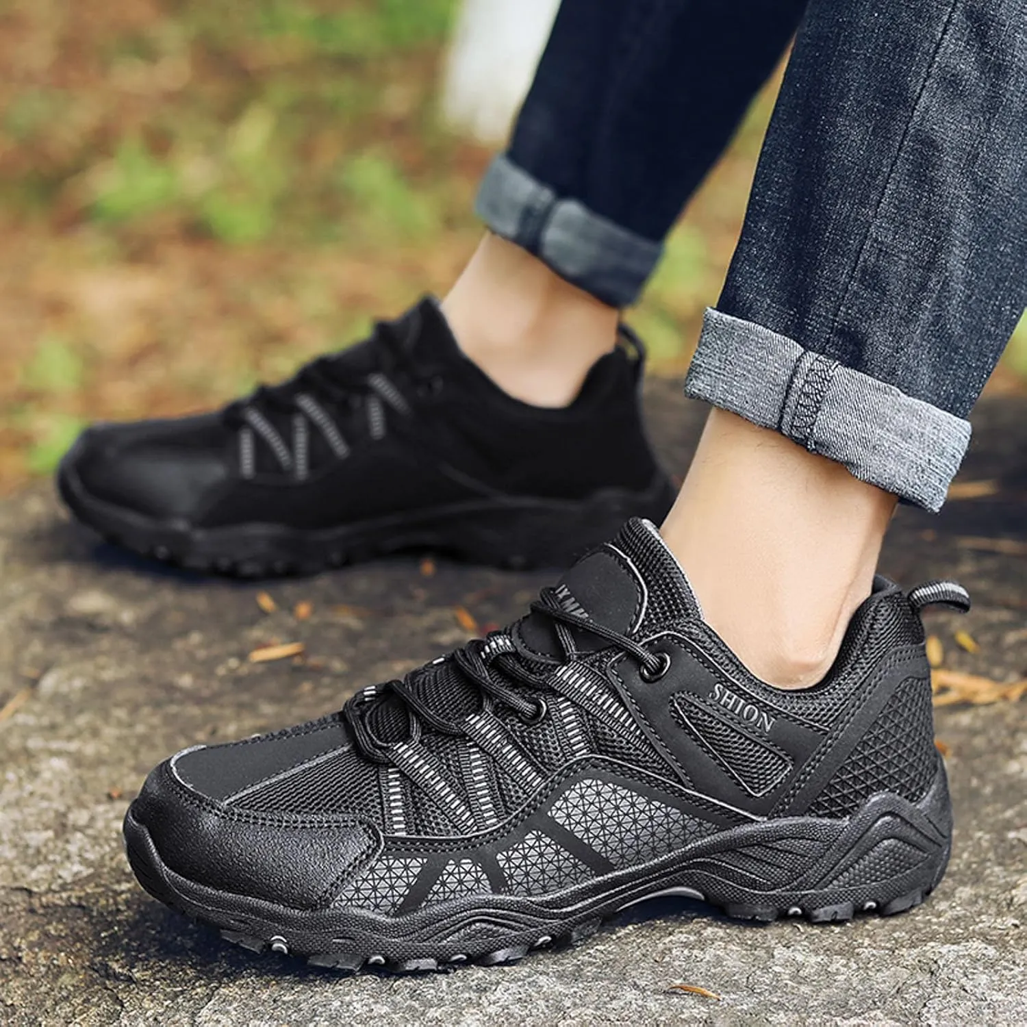 Men's Stylish Orthopedic Sneakers Breathable Casual Comfortable Walking Sneaker Lightweight Work Shoes for Men
