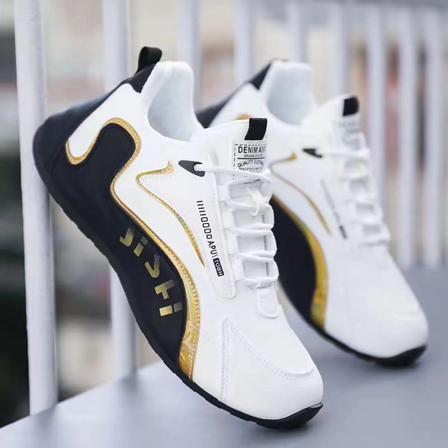 Men's Stylish Orthopedic Sneakers Portable Non Slip Fitness Workout Shoe Lightweight Non Slip Sneakers for Men