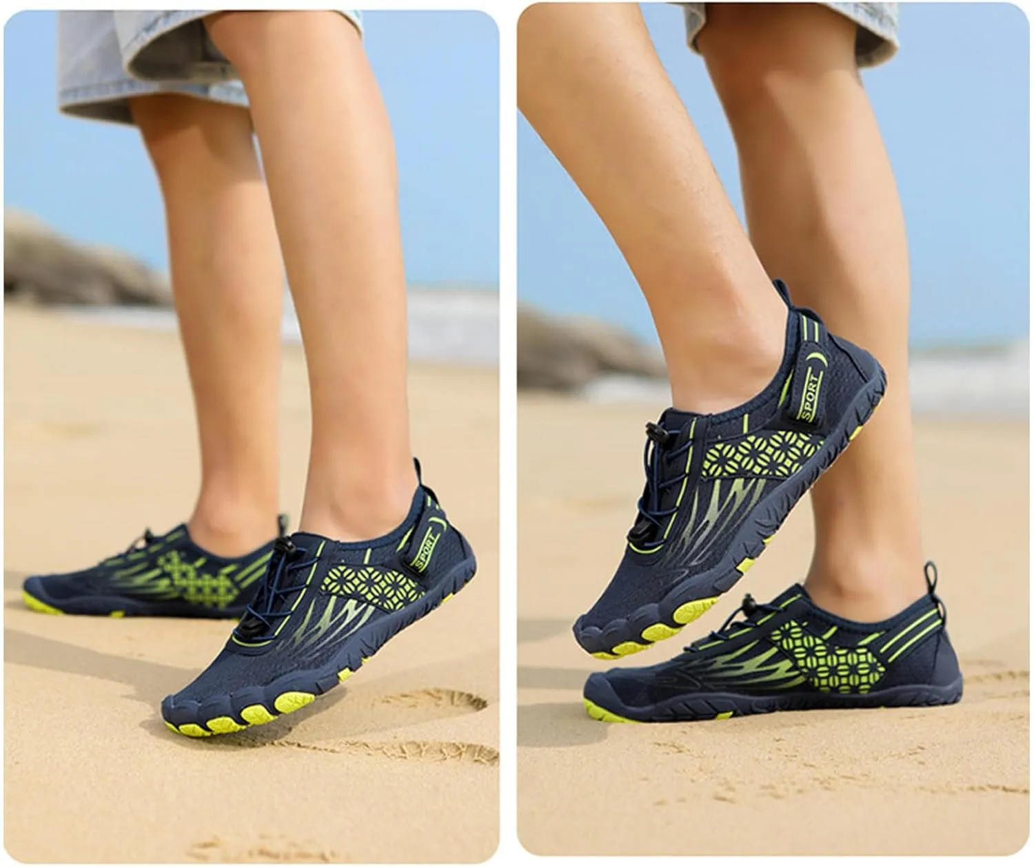 Mens Tennis Shoes Slip on Shoes Men Men's Sneaker Lightweight Breathable Mesh Slide Shoe White Sneaker