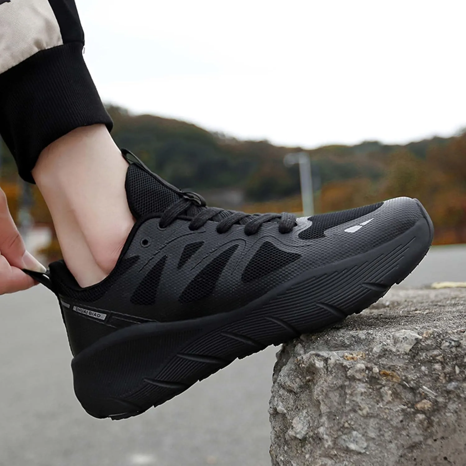 Men's Women's Basketball Shoes Fashion High Top Sneakers Arch Support Running Shoes Lightweight Casual Walking Shoes Outdoor Non-Slip Fitness Tennis Shoes