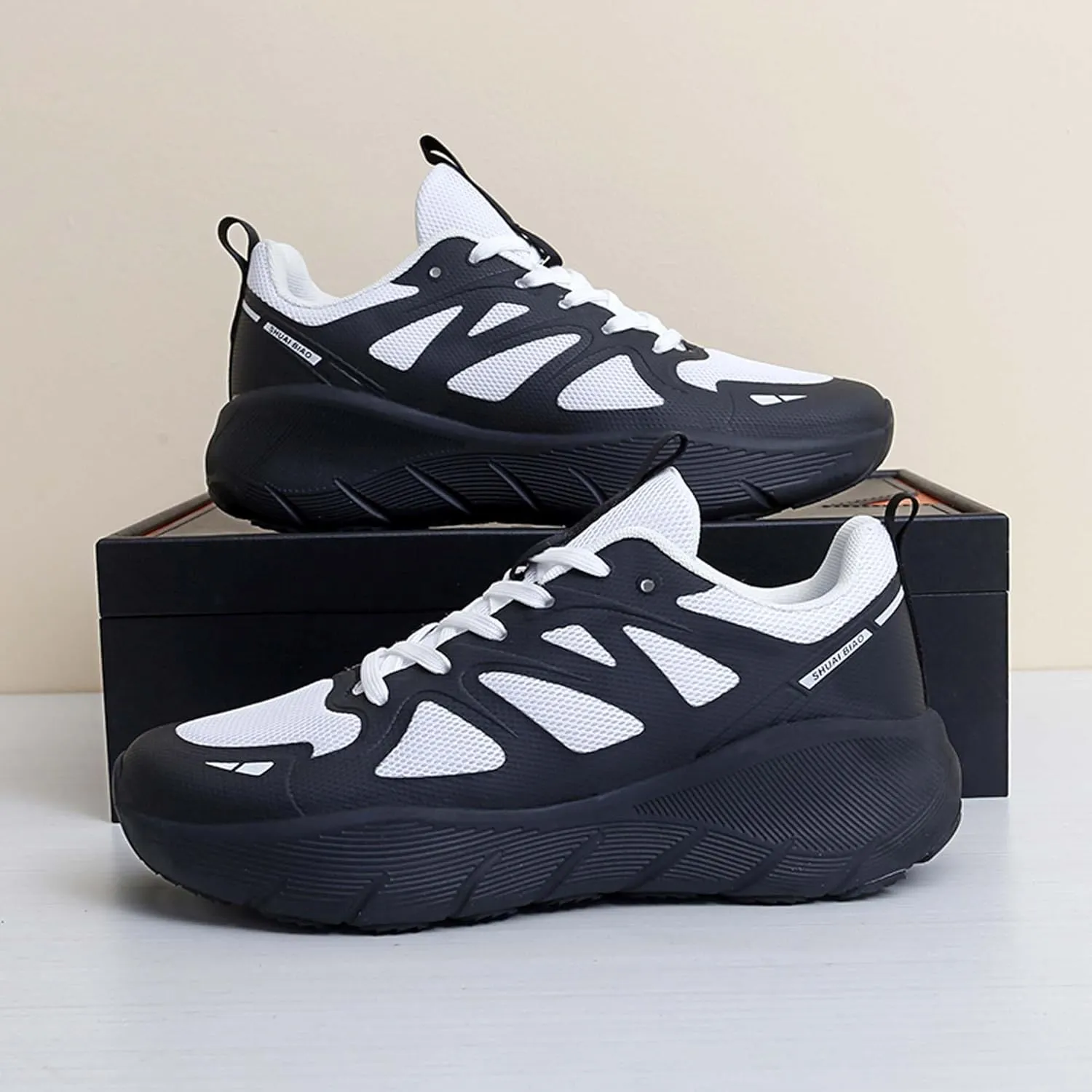 Men's Women's Basketball Shoes Fashion High Top Sneakers Arch Support Running Shoes Lightweight Casual Walking Shoes Outdoor Non-Slip Fitness Tennis Shoes