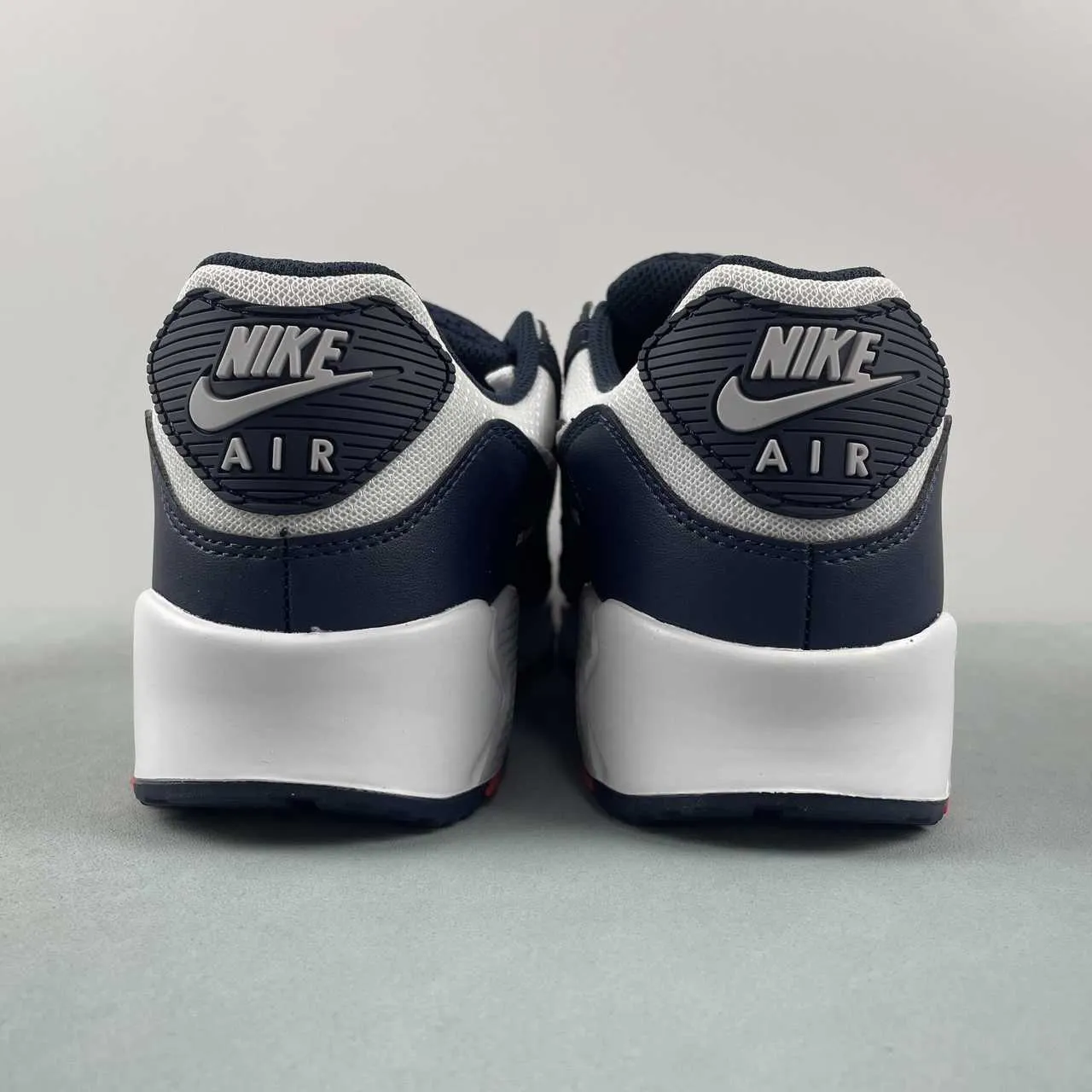 Air Max 90 Navy Crimson DM0029-400 marathoning shoes Cushioned Midsole