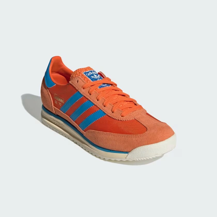 All Season Shiny Adidas SL 72 RS Collegiate Orange Bright Blue Orange JS0748