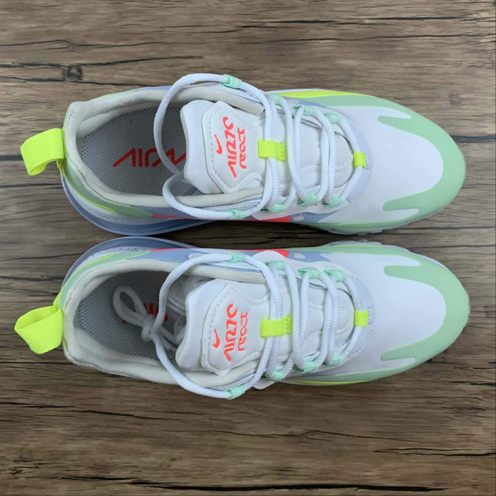 Air Max 270 React White Flash Crimson-White DB5927-161 Sporty Style running - community