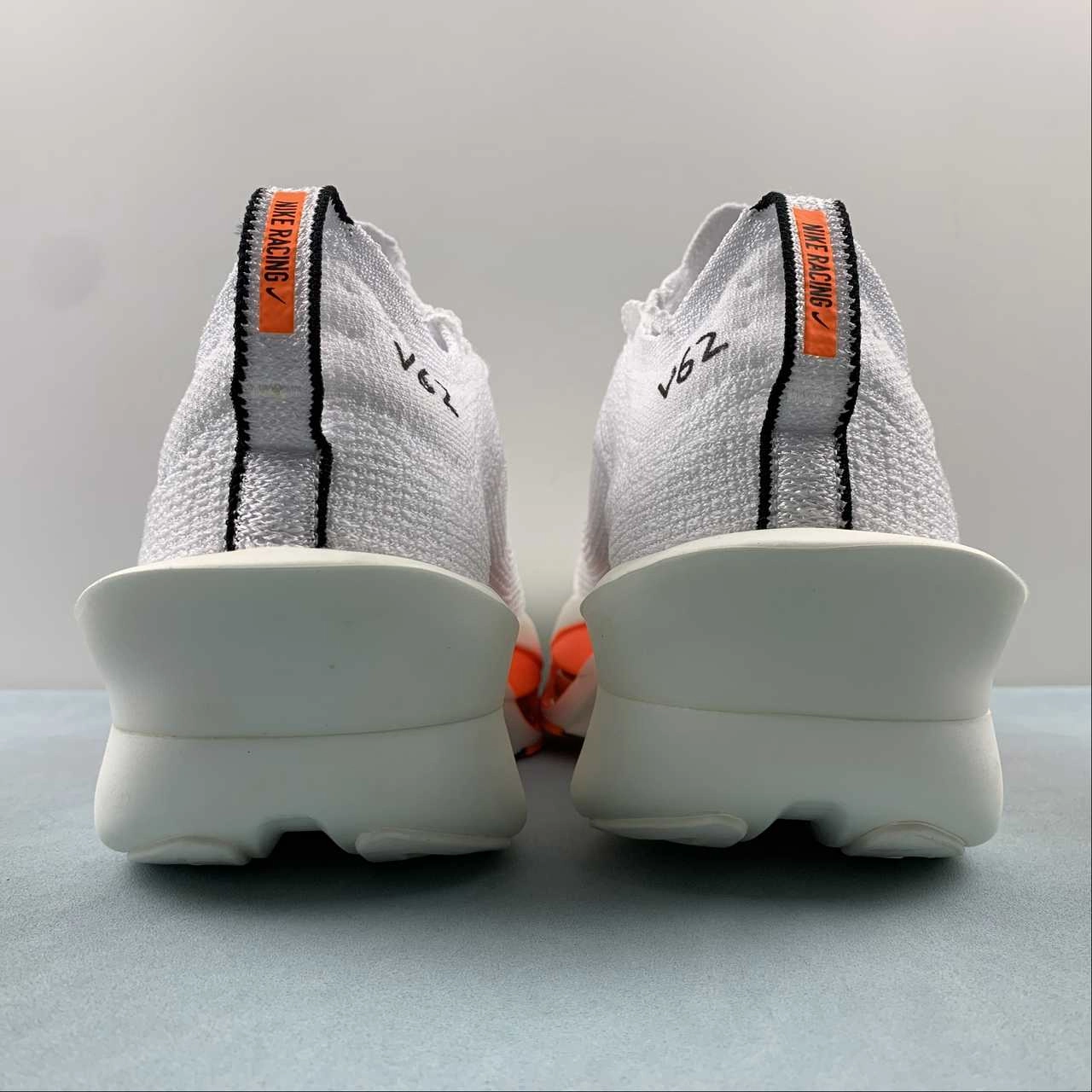 Air Zoom Alphafly Next 3 White Orange ZD6206-130 Supportive Gear Heel structure stabilizes landings and push-offs