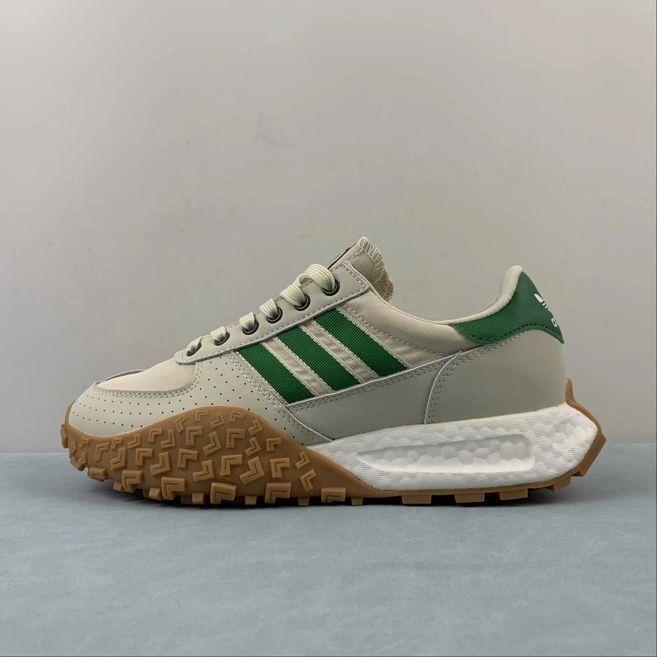 Adidas Retropy E5 W.R.P Beige Green Gum HP2193 agility enhancement contoured insole shoes