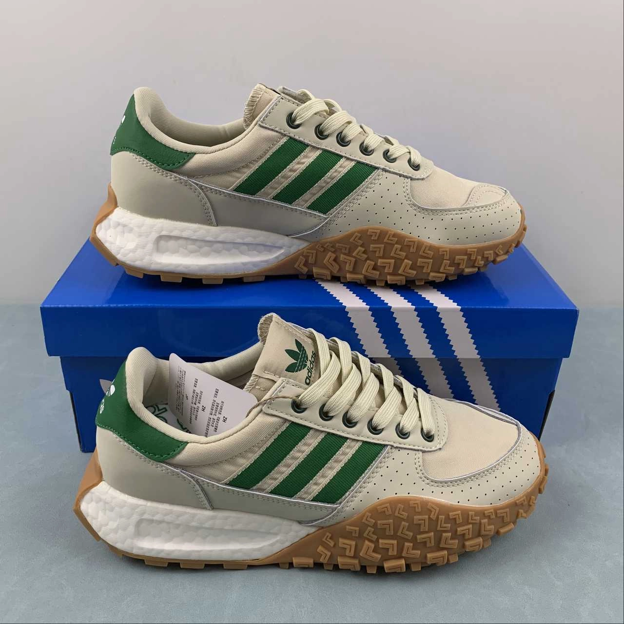 Non-Slip Outsole Adidas Retropy E5 W.R.P Beige Green Gum HP2193