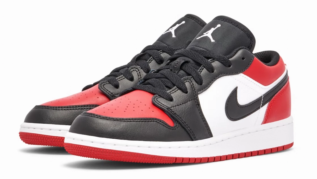 jordan 1 low bred toe Elastic Bands