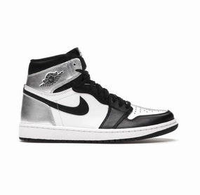 JORDAN 1 HIGH 'SILVER TOE' Recycled Rubber Outsole Structured Fit