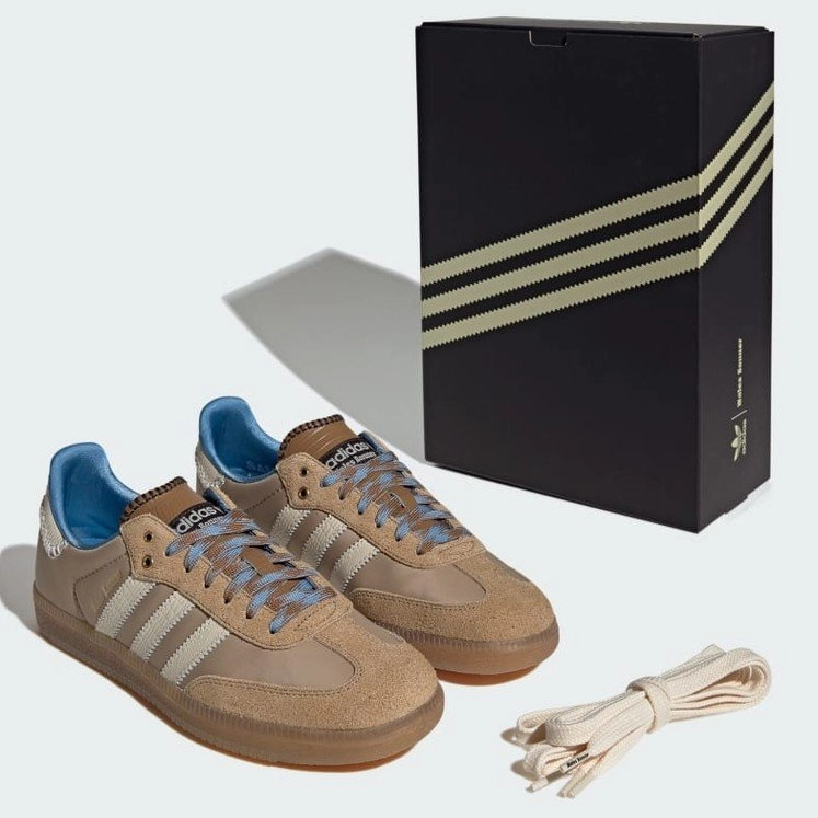 Adidas Samba Nylon Wales Bonner Desert White Karma Sneaks