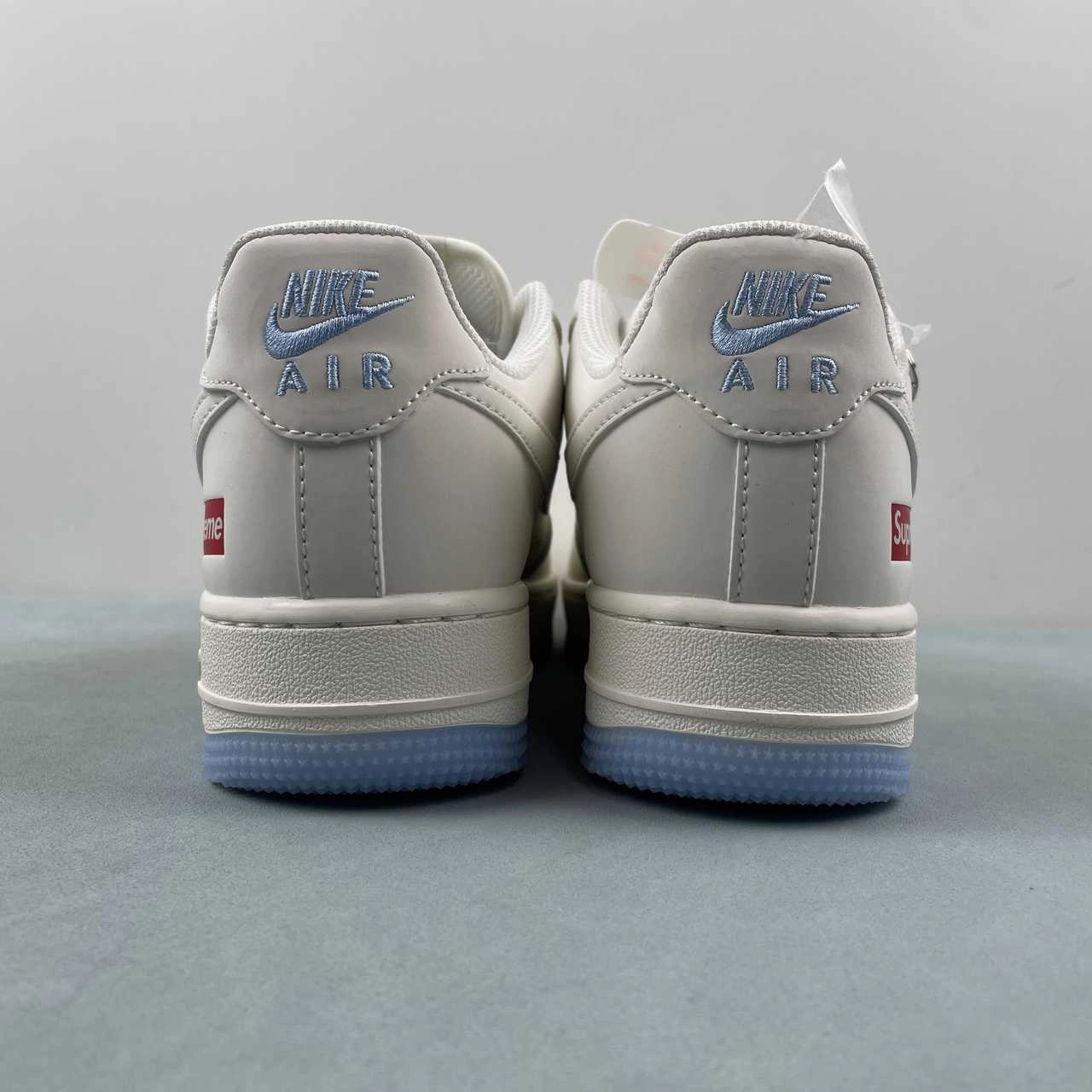 Yellow Sun Supreme x Air Force 1 07 Low Off White Blue Red BB9599-202