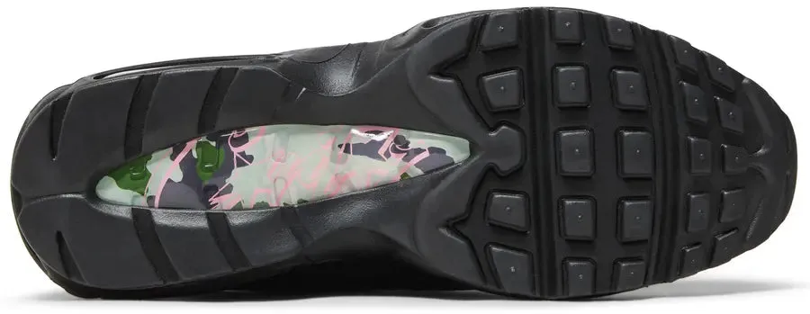 low - top shoes Durable - stitching Nike Air Max 95 x Corteiz Pink Beam