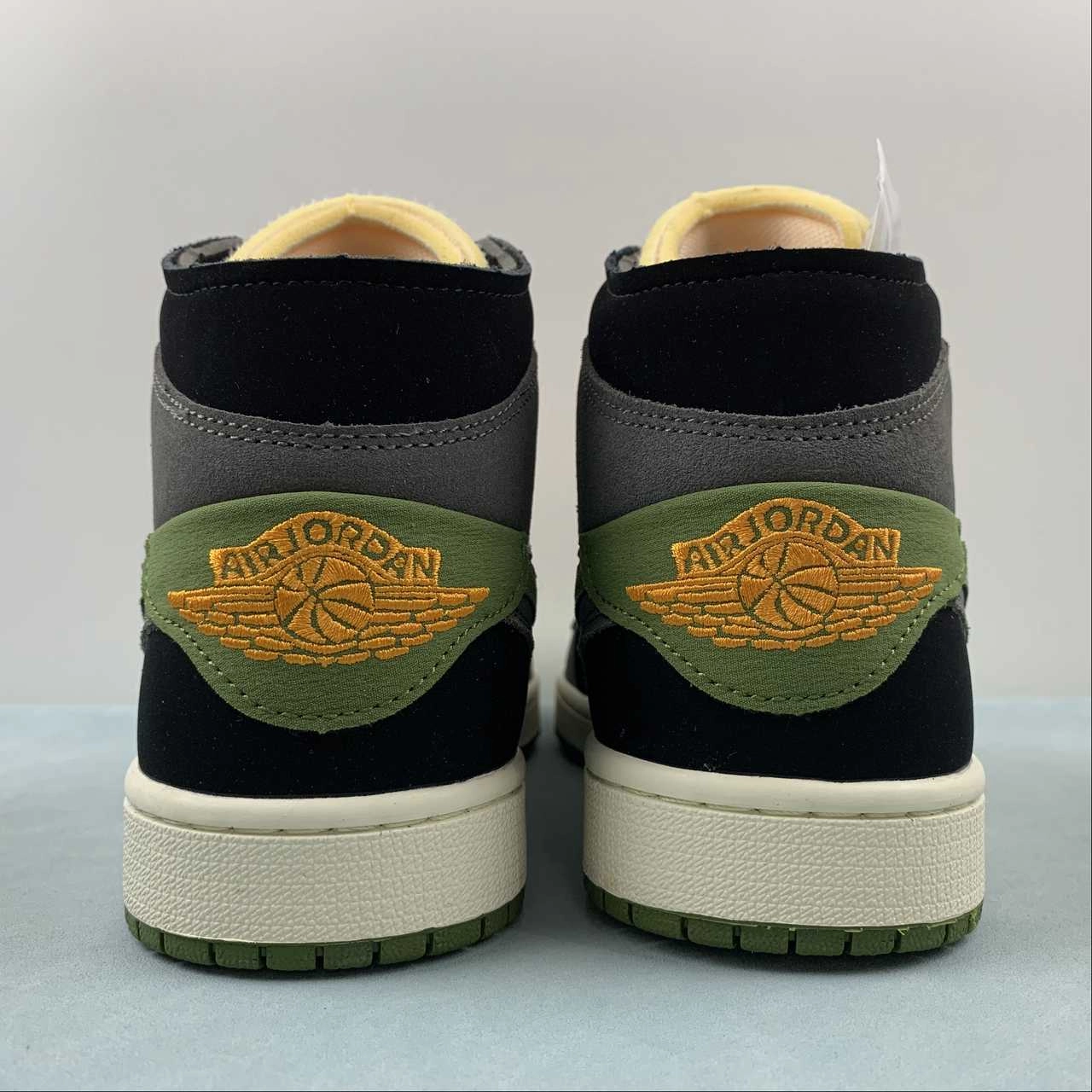 Air Jordan 1 Mid SE CRAFT Anthracite Light Olive FD6817-003 Walking