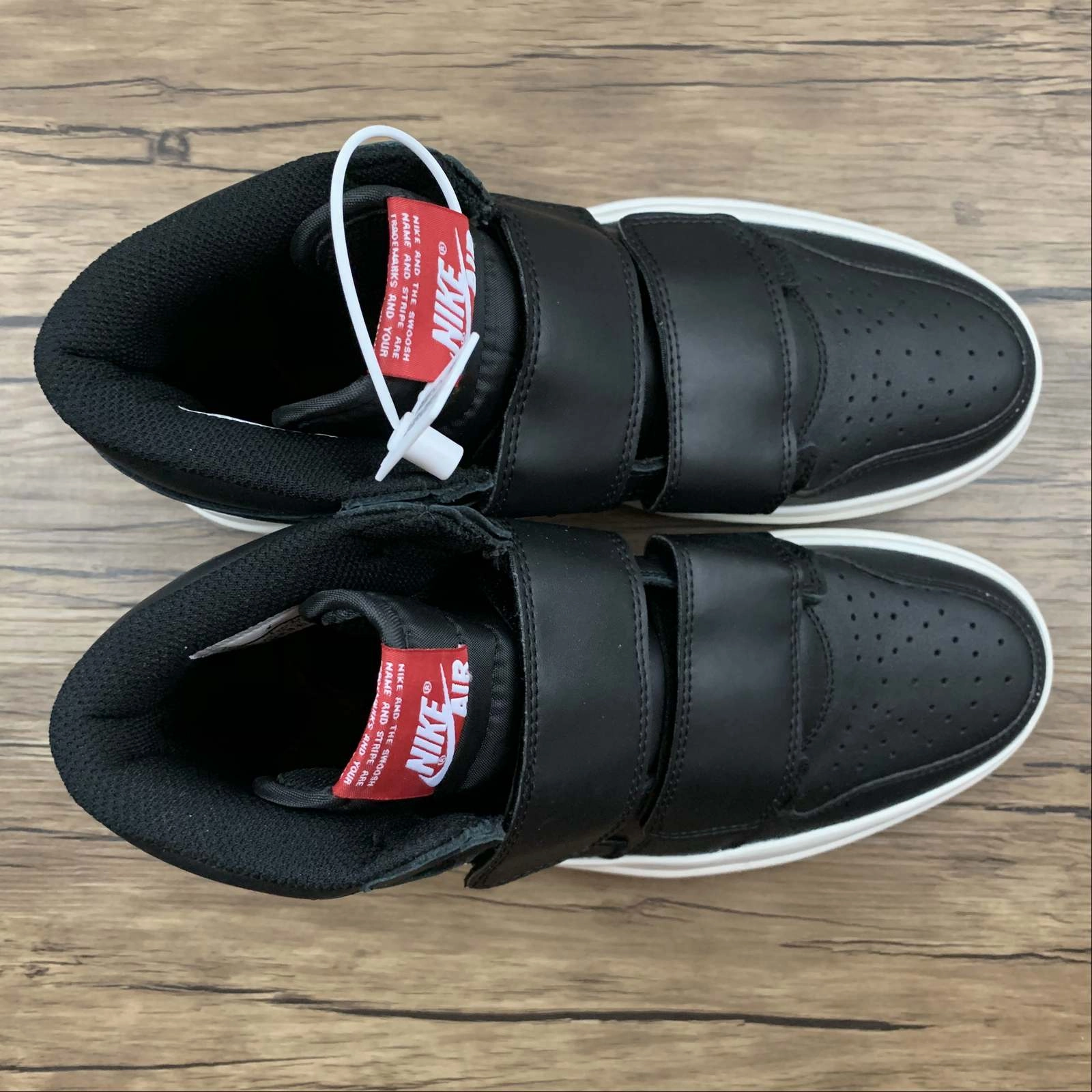 Street Choice Comfortable Walking Air Jordan 1 Re Hi Double Strp Black AQ7924-001