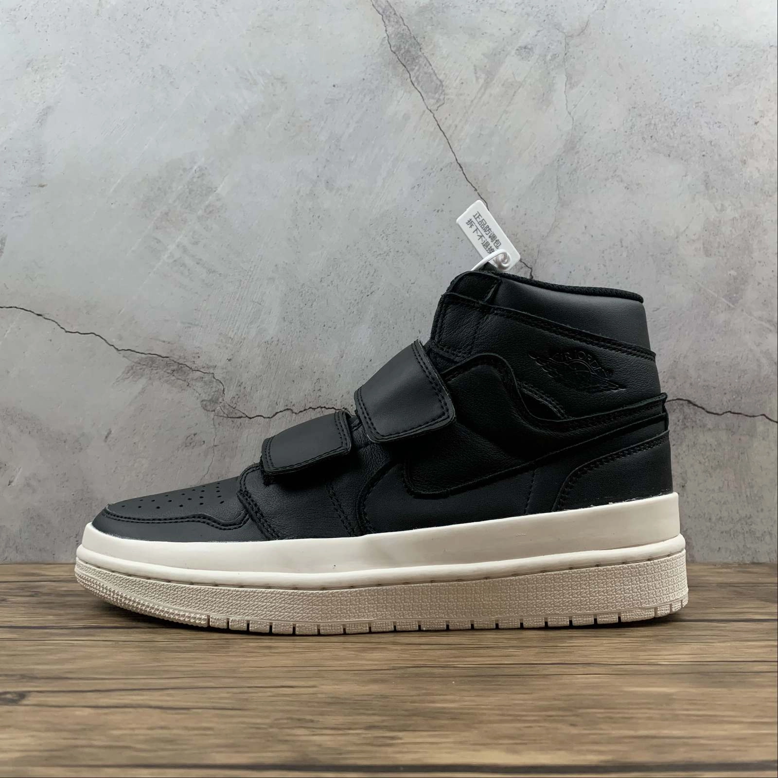 Air Jordan 1 Re Hi Double Strp Black AQ7924-001 Fashion Rush Vibration Dampening Tech