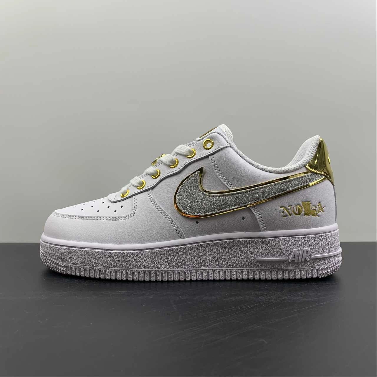 Neutral Tones Air Force 1 07 LX White Gold DV4248-222
