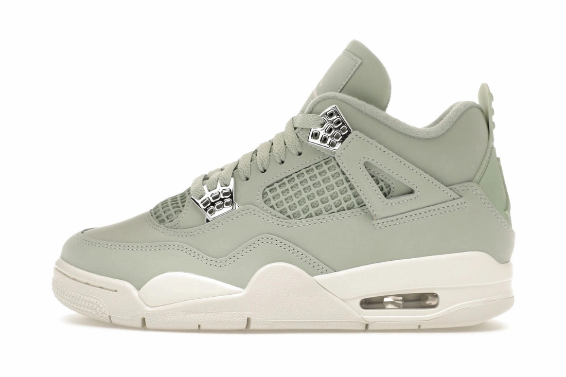 Reinforced Arch Move Free Air Jordan 4 Retro Seafoam Sail (W)